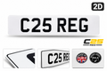 STANDARD CAR NUMBER PLATES – UK ROAD LEGAL